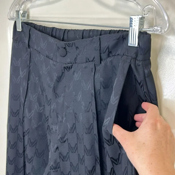 Marcell Von Berlin - Men's Jacquard Trouser Pants - Size 36 Black - Picture 10 of 17